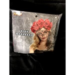 Rose Headband Spirit Halloween NWT